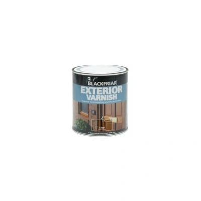 Image of Blackfriar BKFEVG500 Exterior Varnish UV66 500 ml, Clear Gloss