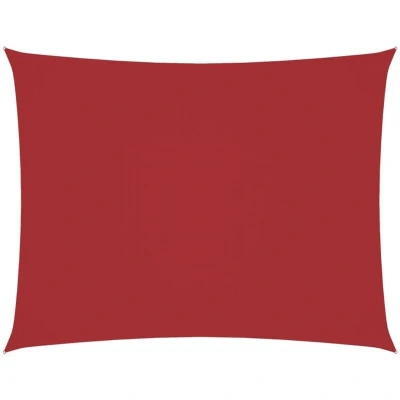 Image of vidaXL Sunshade Sail Oxford Fabric Rectangular 3x4.5 m Red