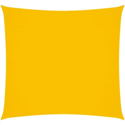 Image of vidaXL Sunshade Sail Oxford Fabric Square 7x7 m Yellow