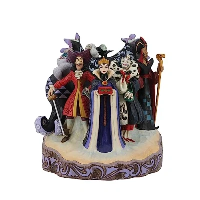 Image of Disney Traditions Villains Carved By Heart Figurine