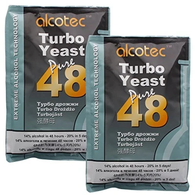 Image of RIIMUHIR Alcotec 48 hour Turbo Yeast, 135 grams (Pack of 2)