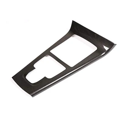 Image of LLKUANG Carbon Fiber Style ABS Car Center Console Protective Frame Trim for Mercedes Benz A Class W177 2019