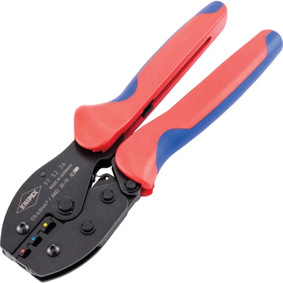 Image of Knipex PreciForce® Crimping Pliers burnished, with multi component grips 220 mm 97 52 36