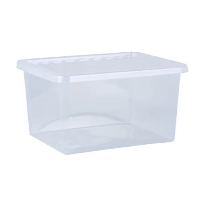Image of Wham Pack 5 Crystal 37L Box &amp; Lid Clear