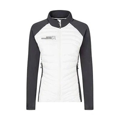 Image of Rock Experience REWJ06001 TEQUILA HYBRID Jacket Women&#039;s 0006 MARSHMALLOW+1323 EBONY XL
