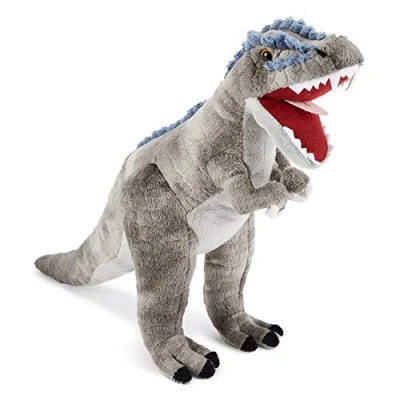 Image of Zappi Co Plush Children&#039;s Stuffed Soft Cuddly Toy Part of Safari Animals Collection, Perfect for Kids (31cm Depth)(T Rex Dinosaur)