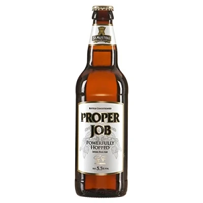 Image of St. Austell Proper Job Bottle Conditioned Cornish India Pale Ale IPA (8 x 500ml Bottles)