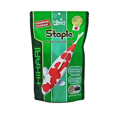 Image of Hikari 17.6 Ounce Staple Floating Pellets for Koi and Pond Fish, Medium