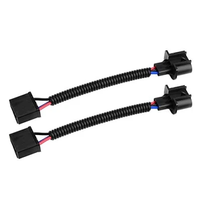 Image of H4 to H13 Adapter, 2pcs Universal Female Male Adapter Headlight Conversion Cable Kit