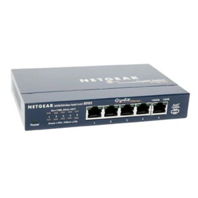 Image of NETGEAR GS105UK 5 Port Gigabit ProSafe Compact Switch