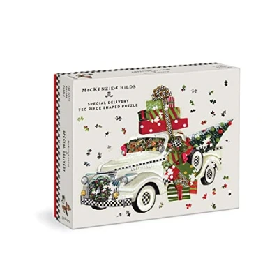 Image of Galison 9780735375864 MacKenzie Childs Special Delivery Jigsaw Puzzle, Multicoloured, 750 Pieces