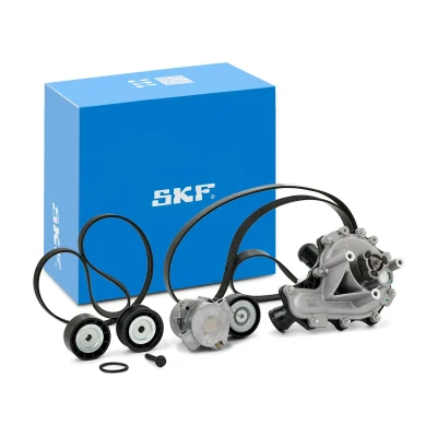 Image of 04891974AC Water Pump + V Ribbed Belt Kit SKF VKMC 34700 CITROËN: Relay II Van