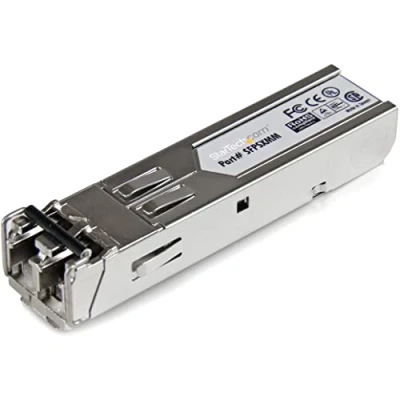 Image of StarTech.com MSA Uncoded Compatible SFP Module 1000BASE SX 1GbE Multi Mode Fiber (MMF) Optic Transceiver 1GE Gigabit Ethernet LC 550m 850nm DDM (SFPSXMM)