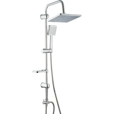Image of Stalwart DA 029 Shower Column with Hand Attachment and Soap Dish Chrome