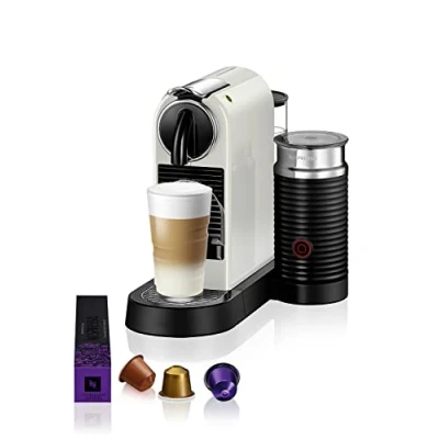 Image of Delonghi Nespresso EN267 WAE Citiz Capsule Machine 1 liters, Cream white (light grey)