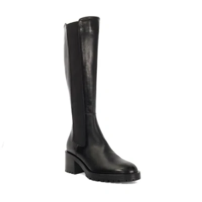 Image of Dune Ladies TESSIA Chunky Knee High Boots Size UK 6 Block Heel