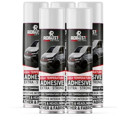 Image of Robust Spray Adhesive, 500ml Extra Strong Carpet Adhesive Spray, Multipurpose Contact Glue for Paper Fabric (5)