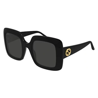 Image of Gucci Sunglasses, Women&#039;s, Size: 52, Black/grey