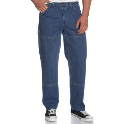 Image of Dickies Men&#039;s Relaxed Fit Workhorse Jean, Stone Washed Indigo Blue, 36W x 34L