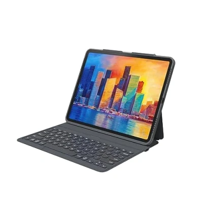 Image of Zagg Pro Keys Pu Leather Keyboard Case Black Apple iPad 12.9 2020/2021