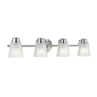 Image of Hudson 4 Light Wall Polished Chrome IP44