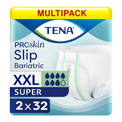 Image of Multipack 2X TENA Slip Bariatric Super XXL (2900ml) 32 Pack Incontinence Protection