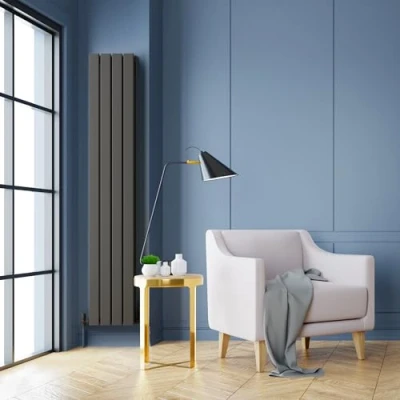 Image of Anthracite Designer Radiator 1800mm x 300mm