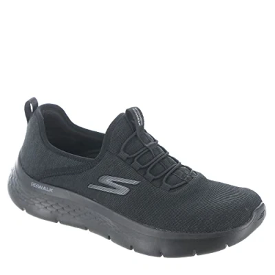 Image of Skechers Women&#039;s Go Walk Flex Lucy Sneaker, Black, 5 UK