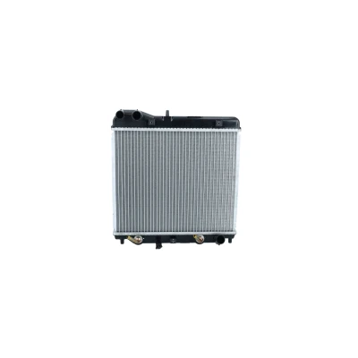 Image of 19010PWA901, 19010PWAG01 Engine radiator NRF 53408 Aluminium 376mm 325mm 25mm Brazed cooling fins HONDA: Jazz 2