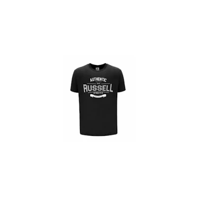Image of RUSSELL ATHLETIC A30081 IO 099 ARA S/S Crewneck TEE Shirt T Men&#039;s Black Size S