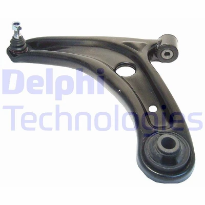 Image of 51306SAAE01, 51360SAAE01, 51360SAAE11, 51360SAAG02, 51360SAAJ01 Suspension Arm DELPHI TC1462 with ball joint Trailing Sheet Steel HONDA: Jazz 2