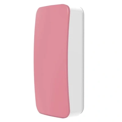Image of WallDeca Whiteboard Eraser Magnetic, Felt Surface Rubber Cleaner for Dry Erase Boards, Strong Magnet Accessories Glass, Office, Classroom, Home Use Contoured Design, Pink