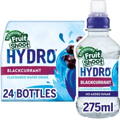 Image of FRUIT SHOOT Hydro Flavoured Water, Blackcurrant 24 x 275 ml