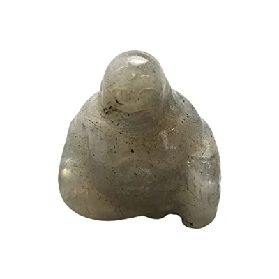 Image of VIE Gemstone Buddha, 2.5x2.5x1cm, Labradorite, Natural, One Size