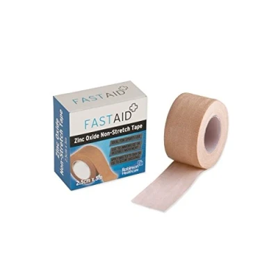 Image of Fast Aid 4482 Zinc Oxide Non Stretch Tape 1.25cm x 5m