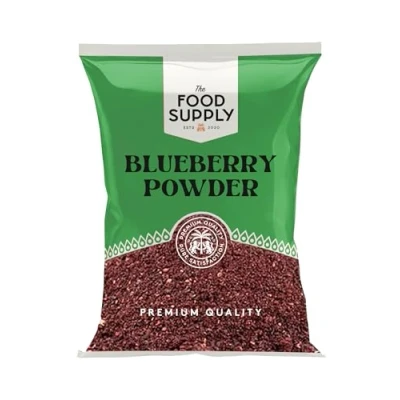Image of Freeze Dried Powder Pure Fruit Powder, Finely Milled Dehydrated Fresh Edible Tropical for Baking, Smoothie Flavour, Icing (Blueberry 50g)