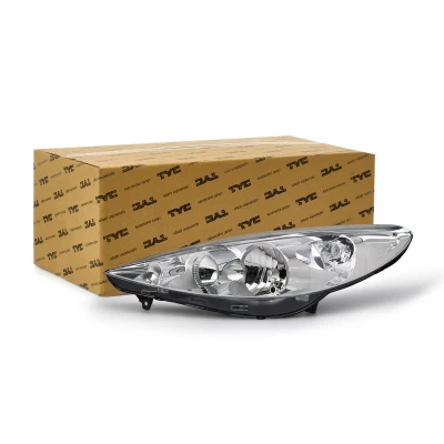 Image of 6208P3 Headlights TYC 20 12182 15 2 Left H7, H1 for right hand traffic with electric motor