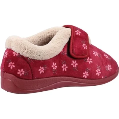 Image of Fleet &amp; Foster Tunnis MEMORY FOAM Womens Red Size UK 5