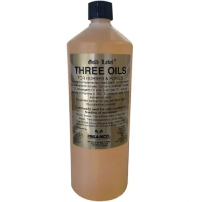 Image of Gold Label Unisex&#039;s Herbal Health Three Oils, Clear, 1 Litre