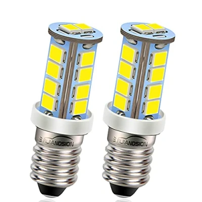 Image of Ruiandsion 2pcs 6V E10 LED Upgrade Flashlights Bulb 6000K White 2835 18SMD Chipset for Flashlight Torch Light,Negative Earth