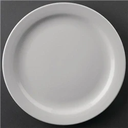 Image of Olympia Athena Narrow Rimmed Plates 226mm/9&quot; (12 Pack)