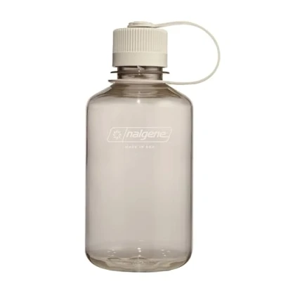 Image of Nalgene Sustain Tritan BPA Free Water Bottle Made with Material Derived from 50% Plastic Waste, 16 OZ, Narrow Mouth, Cotton