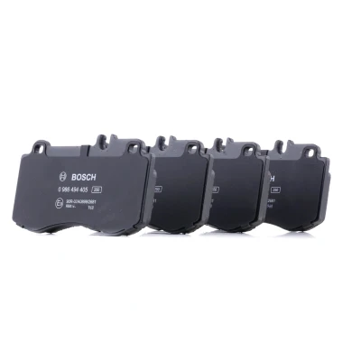 Image of 8535D142, BP1329, E990R02A10802681 Brake pad set BOSCH 0 986 494 405 Low Metallic with anti squeak plate, mounting manual