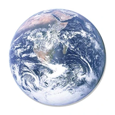 Image of Star Cutouts Ltd Blue Marble Earth Poster/Wall Cardboard Cutout Perfect for mounting, displays and Maximum Impact Tall 66cm Wide, Multicolour, Standard