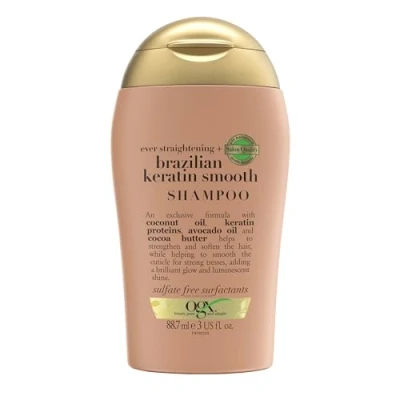 Image of OGX Ever Straightening + Brazilian Keratin Smooth Travel Size Shampoo 88.7 ml