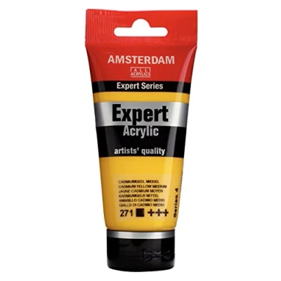 Image of Amsterdam Expert Acrylic: (Acrylic) 75ml Series 4 Medium Cadmium Yellow