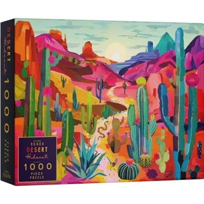 Image of Elena Essex Jigsaw Puzzle Desert Hideout/Jigsaw Puzzles for Adults 1000 / Jigsaws Pieces Adults/Dragon Animal Tiger Horse Cat puzzle/Puzzle Size 70x50cm