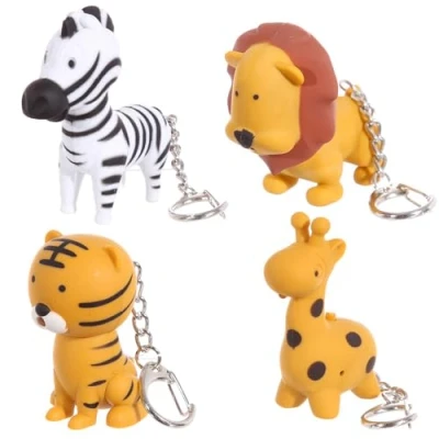 Image of Jungle Animal Keyring LED Torch &amp; Sound Single Cracker Filler