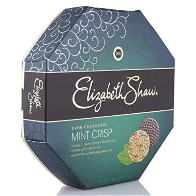 Image of Elizabeth Shaw Dark Chocolates Mint Crisp Chocolates, 175g