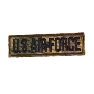 Image of Fat catz copy United States of America U.S. Airforce Camouflage Logo Embroidered Patch Badge Iron or Sew on 9cm x 2cm